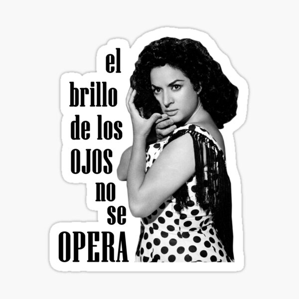 Vista previa del artículo con la obra «Lola Flores, el brillo de los ojos no se opera», diseñado y vendido por KNetty.