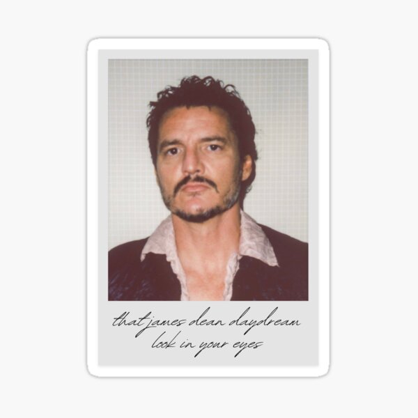 Aperçu de l'œuvre Pedro Pascal Agent whisky Taylor Swift Paroles style photographie vintage créée et vendue par paulinafalcucci.
