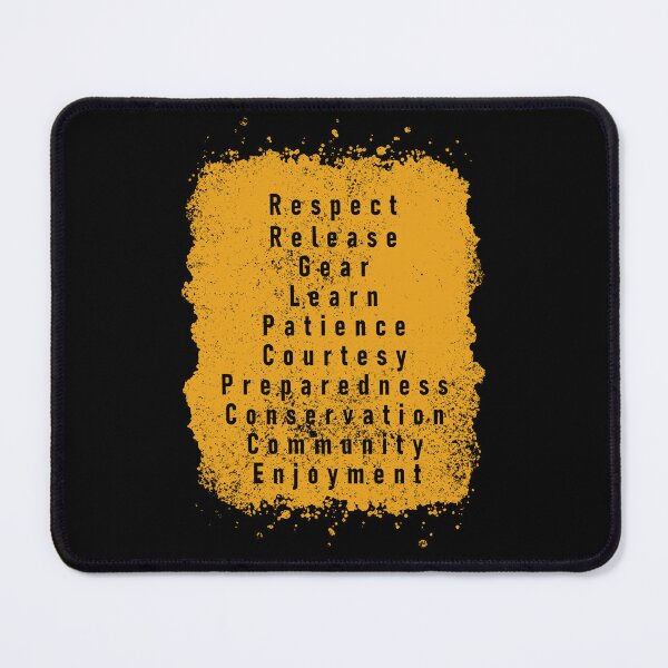 Item preview, Fly fishing decalogue designed and sold by Teescount.