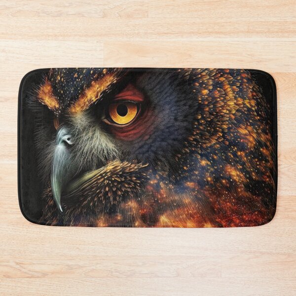 Item preview, Fiery Eagle Owl designed and sold by OccultDreams.