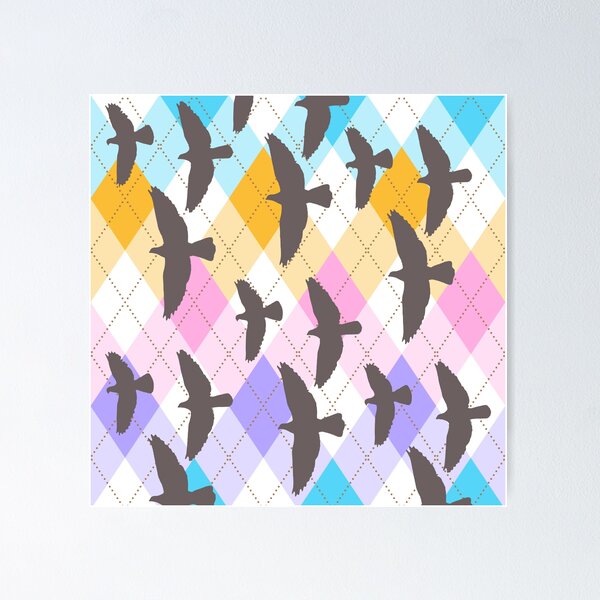 Item preview, Criss Cross crows pattern designed and sold by TheRightHonMP.