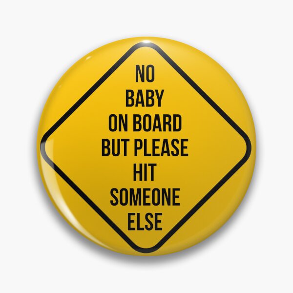 Item preview, Baby on Board Humorous Car Sticker designed and sold by Designspire.