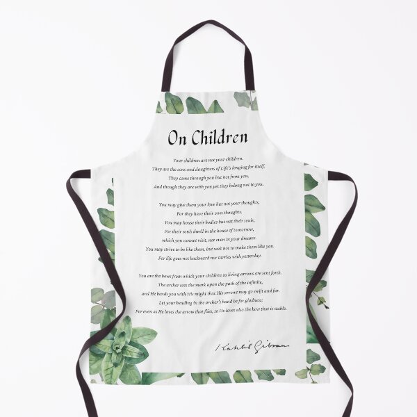 Item preview, On Children, from The Prophet, by libanese author Gibran Khalil Gibran - Romantic Love Book quote with author signature designed and sold by Storyphyle.