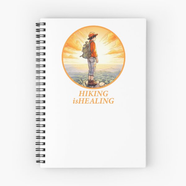 Item preview, Hiking | Outdoors - Hiking is Healing | Manga Anime Comics Style designed and sold by Gorma Kuma.