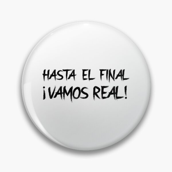 Item preview, Hasta el Final ¡Vamos Real! Black designed and sold by VRedBaller.