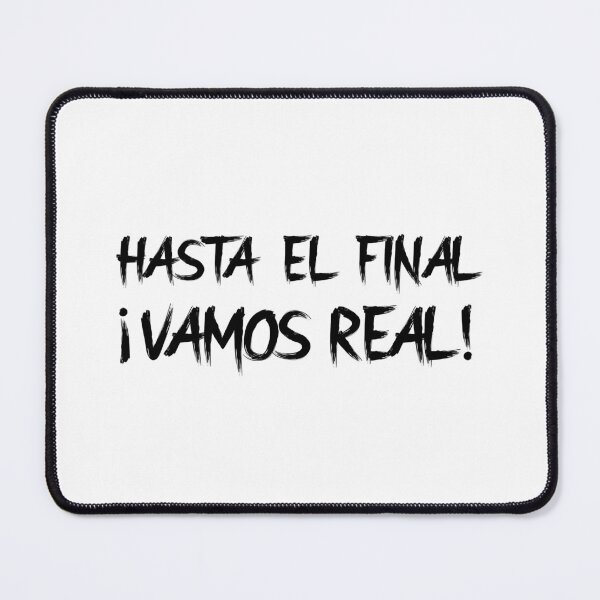 Item preview, Hasta el Final ¡Vamos Real! Black designed and sold by VRedBaller.