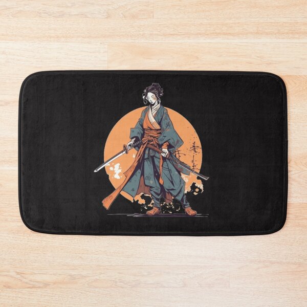 Item preview, 90s Anime-Style Female Samurai Warrior designed and sold by CRAZY&ART.