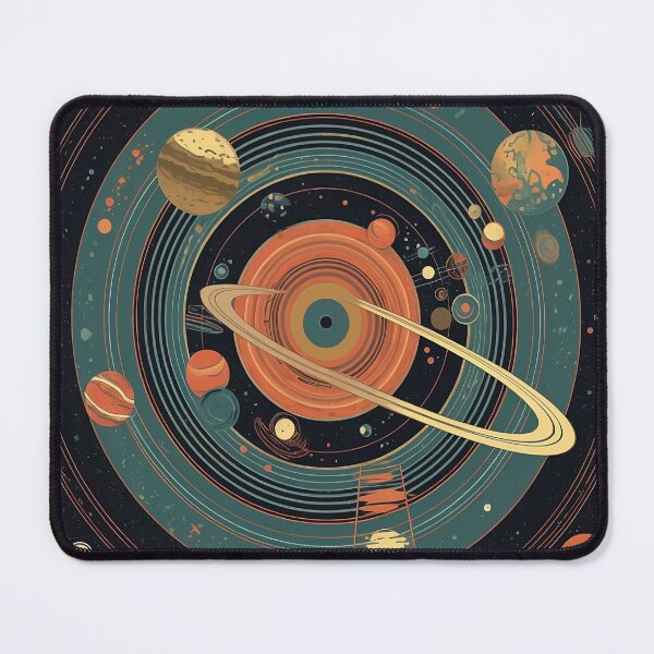 Item preview, Space Retro Vinyl Design - Groovy Music Lover designed and sold by Dream-Palette.