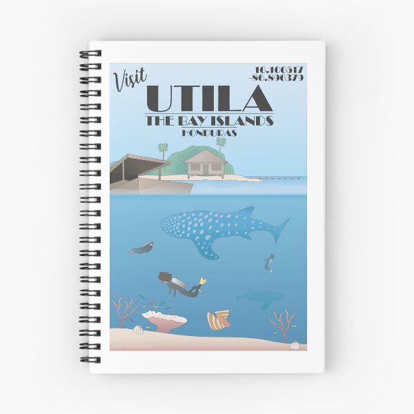 Artikelvorschau, Utila Honduras Die Retro-Reise der Bay Islands entworfen und verkauft von JDP--Designs.