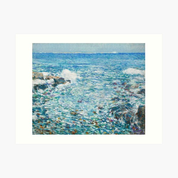 Surf, Isles of Shoals by Childe Hassam, 1913 Art Print