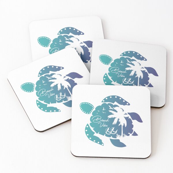 Item preview, Blue Turtle Beach Vibes Summer  designed and sold by javajossi.