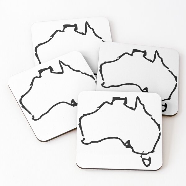Item preview, Australia Minimalistic Country Outline designed and sold by Natamus.