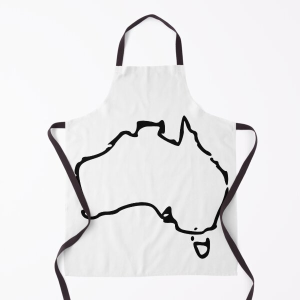 Artikelvorschau, Australia Minimalistic Country Outline entworfen und verkauft von Natamus.