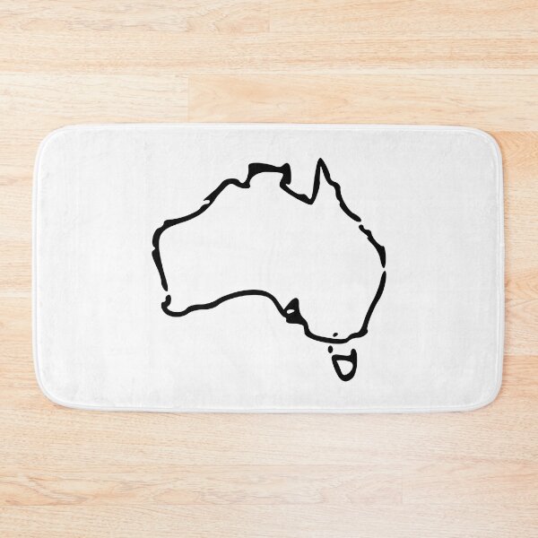 Item preview, Australia Minimalistic Country Outline designed and sold by Natamus.