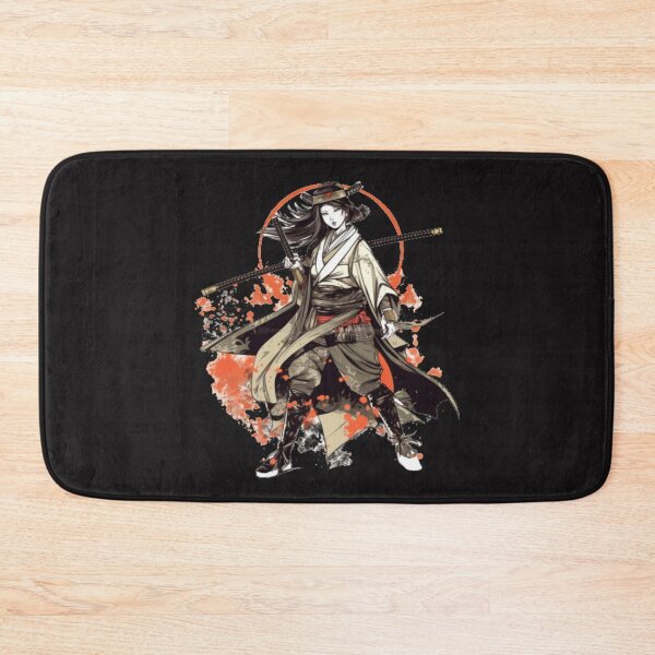 Item preview, 90s Anime-Style Female Samurai Warrior designed and sold by CRAZY&ART.