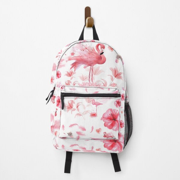 Item preview, Pink Flamingo Watercolor Seamless Flamingos Pattern designed and sold by SoccaTamam.