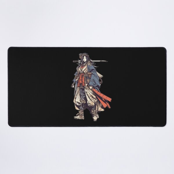 Item preview, 90s Anime-Style Female Samurai Warrior designed and sold by CRAZY&ART.