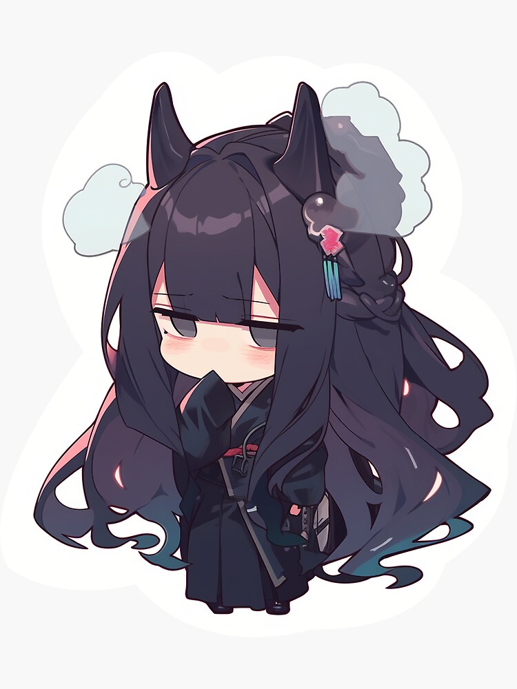 Dark Chibi Anime PFP - cute anime pfp dark - Image Chest - Free