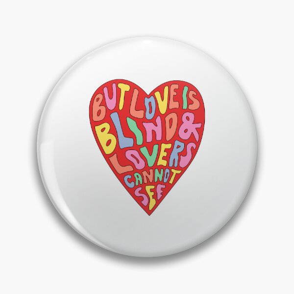 Aperçu de l'œuvre L'amour est aveugle créée et vendue par SeedsplashMerch.