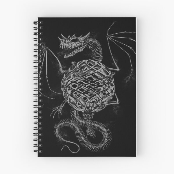 Item preview, Undead Dragon Black and White designed and sold by Greydn.