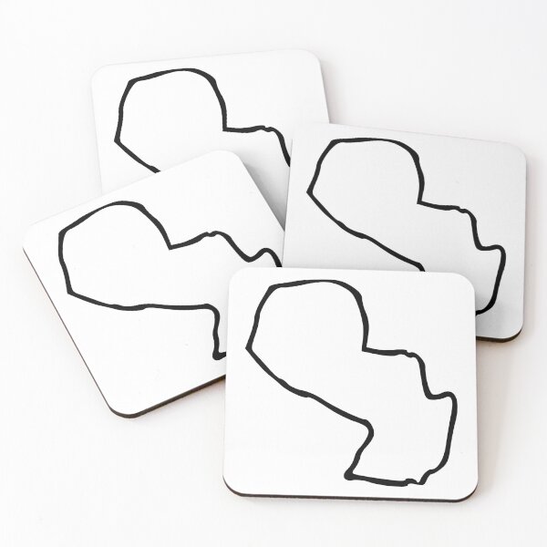 Item preview, Paraguay (Paraguái) Minimalistic Country Outline designed and sold by Natamus.