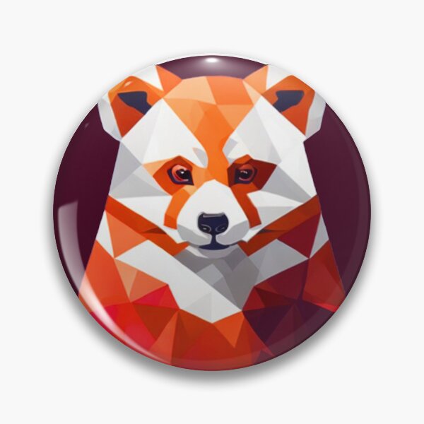 Item preview, Cute Polygonal Red Panda designed and sold by PVSKI.