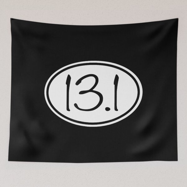 Item preview, 13.1 Oval Half Marathon Decal Running designed and sold by LohaetaGyaseas.