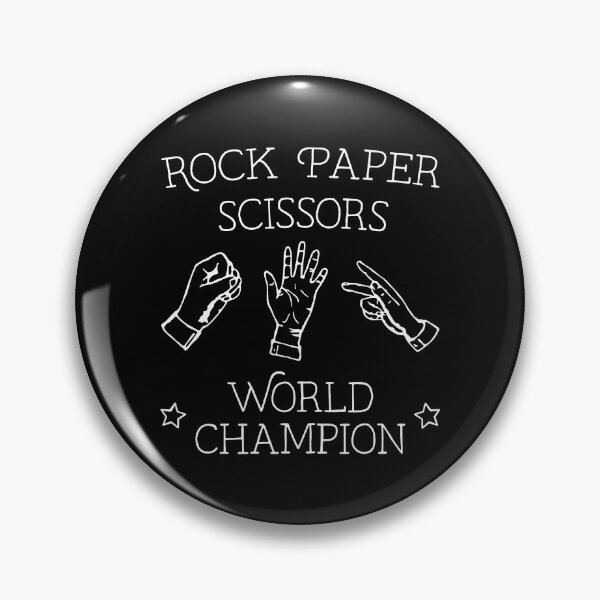 Item preview, Rock Paper Scissors World Champion designed and sold by PaulSDesign.