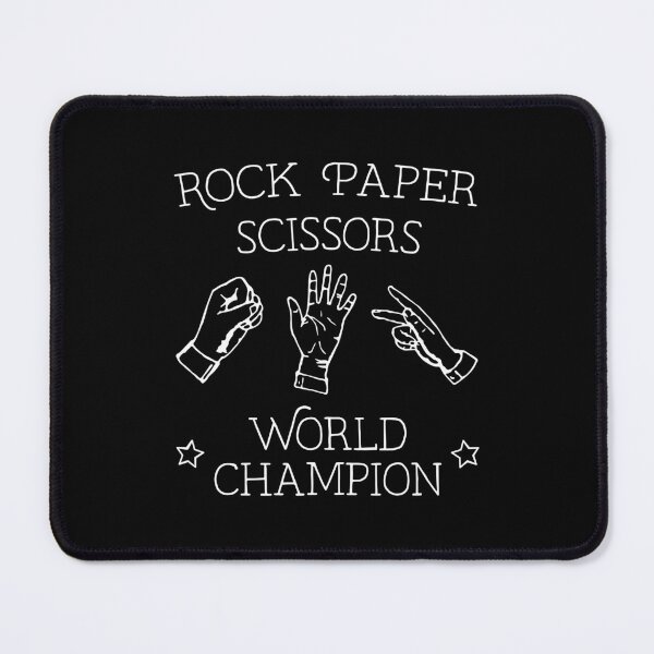 Item preview, Rock Paper Scissors World Champion designed and sold by PaulSDesign.