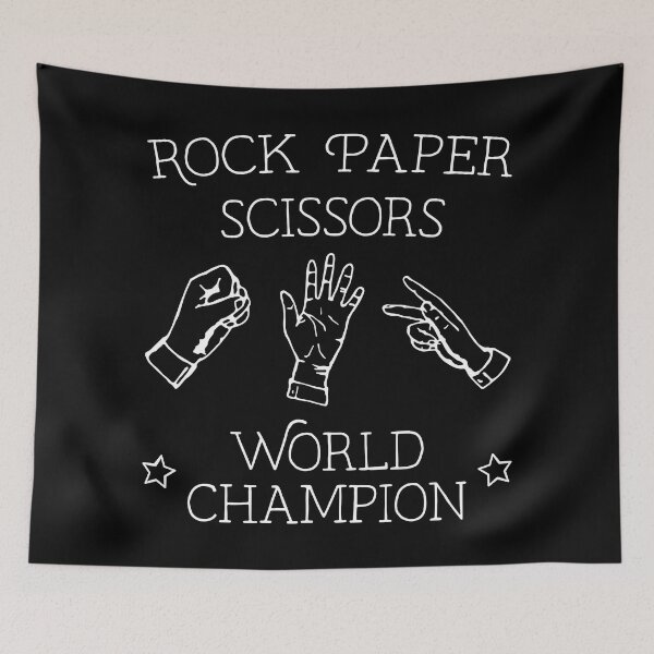 Item preview, Rock Paper Scissors World Champion designed and sold by PaulSDesign.