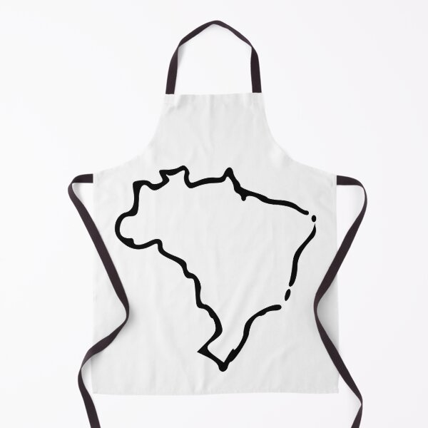 Artikelvorschau, Brazil (Brasil) Minimalistic Country Outline entworfen und verkauft von Natamus.