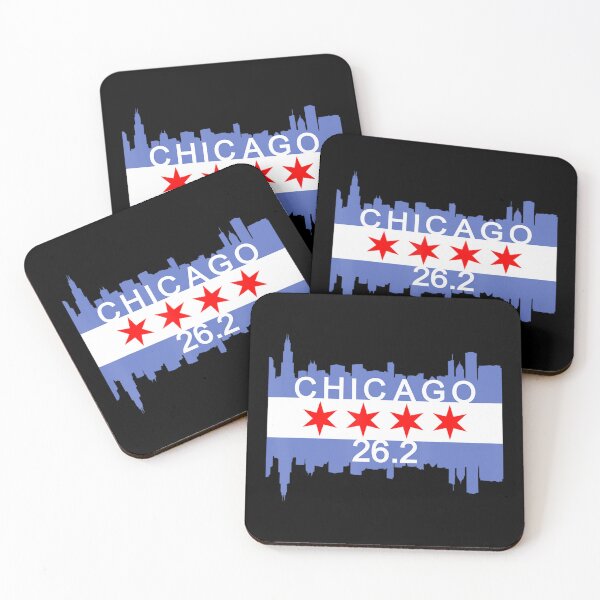 Item preview, 26.2 Mile Marathon Runner Chicago Flag Running designed and sold by LohaetaGyaseas.