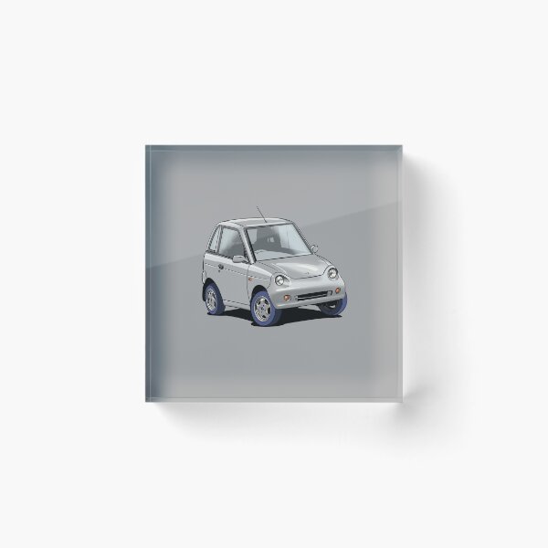 Item preview, G-Wiz small micro electric car in silver designed and sold by Webazoot Industries - Car Art.
