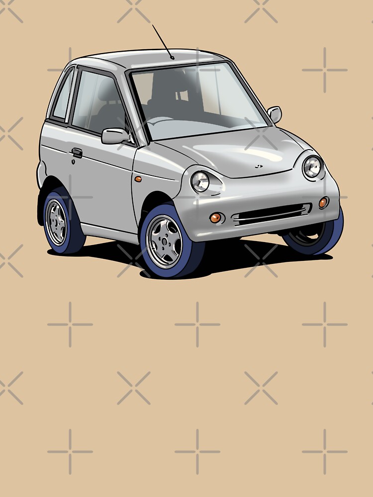 Aperçu 6 sur 6. Sweat à capuche épais avec l'œuvre G-Wiz small micro electric car in silver créée et vendue par Webazoot Industries - Car Art.