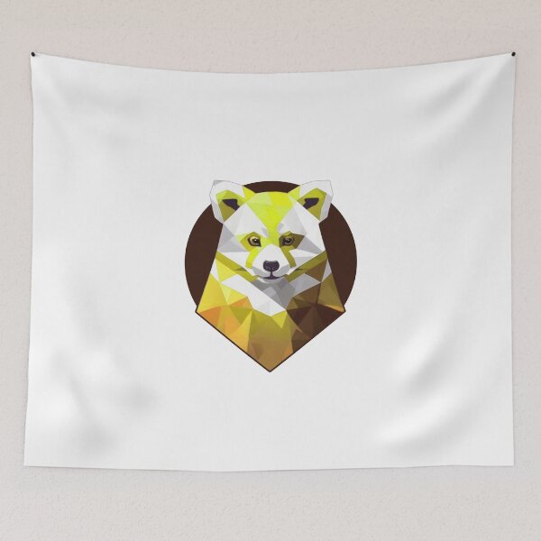 Item preview, Cute Polygonal Red Panda designed and sold by PVSKI.