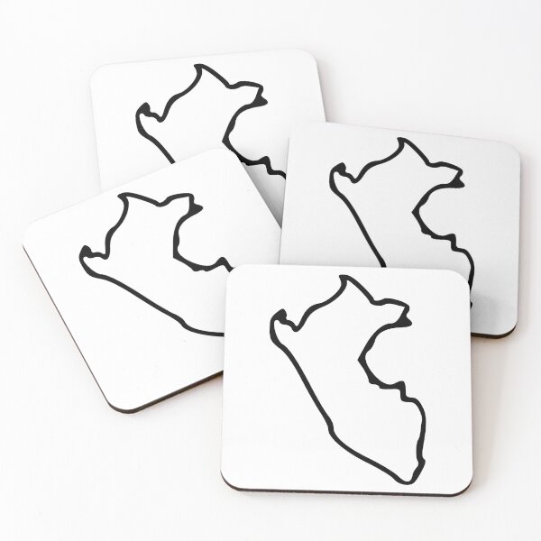 Item preview, Peru (Piruw) Minimalistic Country Outline designed and sold by Natamus.