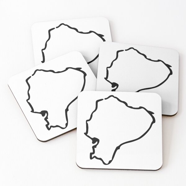 Item preview, Ecuador Minimalistic Country Outline designed and sold by Natamus.