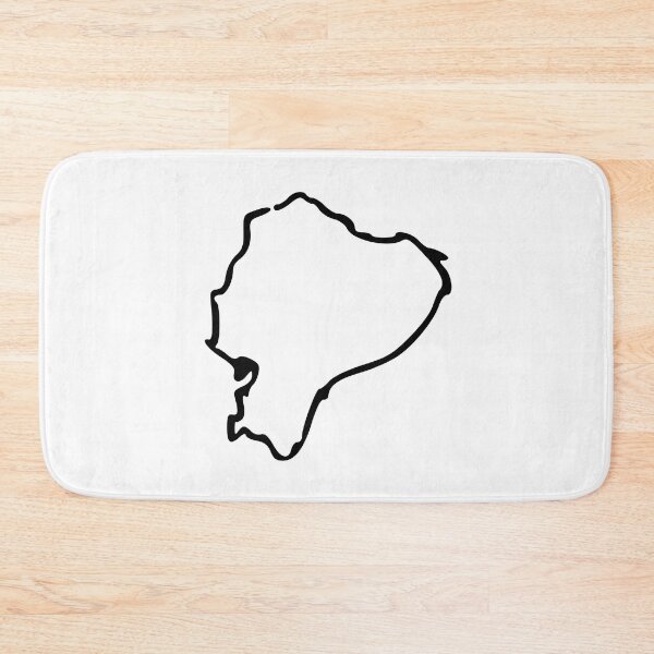 Item preview, Ecuador Minimalistic Country Outline designed and sold by Natamus.