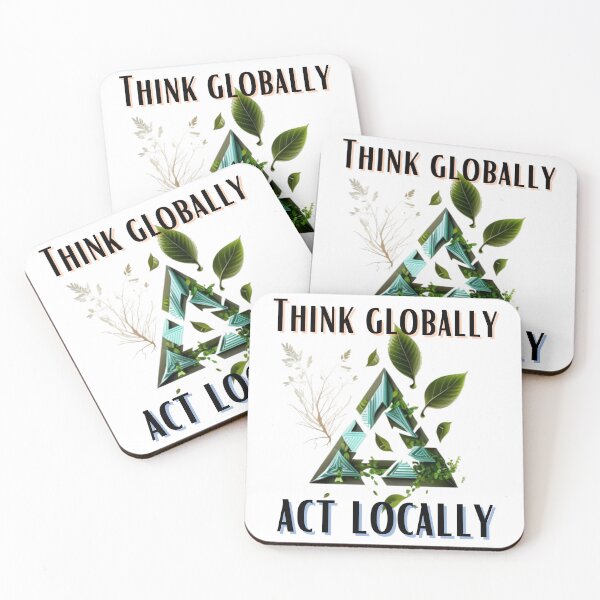 Item preview, Think globally, act locally designed and sold by Diamaber.