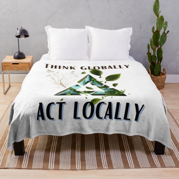 Item preview, Think globally, act locally designed and sold by Diamaber.
