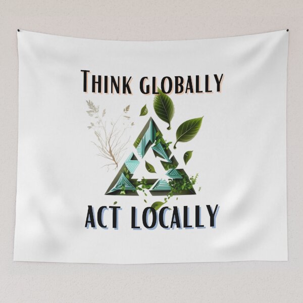 Item preview, Think globally, act locally designed and sold by Diamaber.