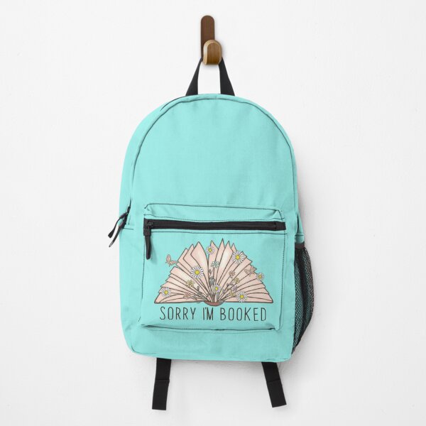 Item preview, Sorry I'm Booked funny quote featuring an flowery open book designed and sold by javajossi.