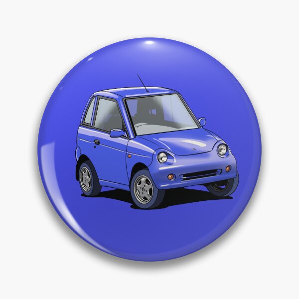 Artikelvorschau, REVAi G-Wiz small micro electric car in blue entworfen und verkauft von Webazoot Industries - Car Art.