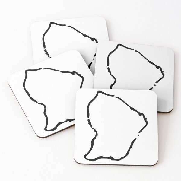 Artikelvorschau, French Guiana (Guyane française) Minimalistic Country Outline entworfen und verkauft von Natamus.