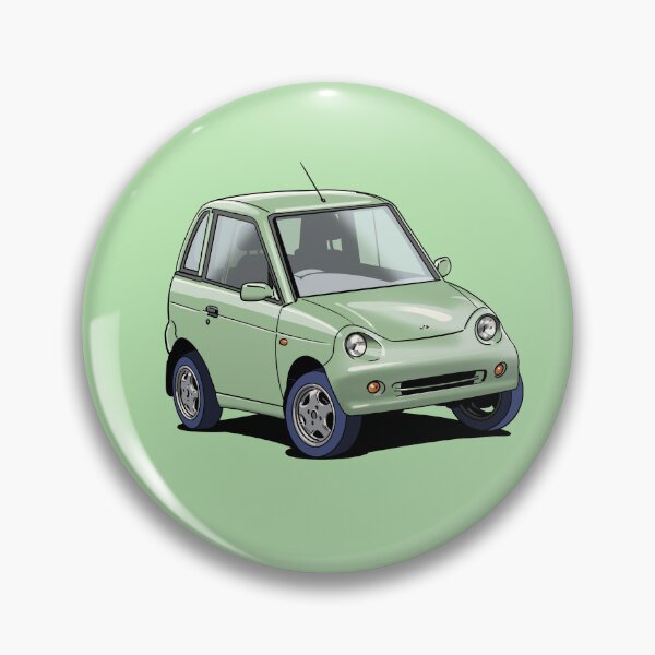 Artikelvorschau, G-Wiz small micro electric car in green entworfen und verkauft von Webazoot Industries - Car Art.