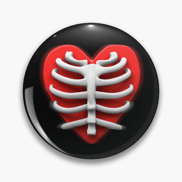 Item preview, Heart and Ribs  - Y2K ART designed and sold by DWZ Design.
