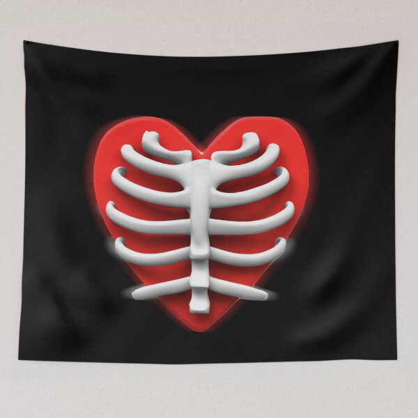 Item preview, Heart and Ribs  - Y2K ART designed and sold by DWZ Design.