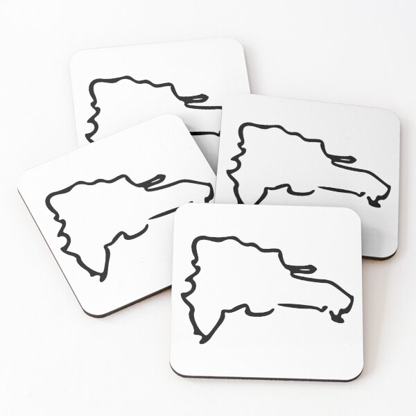 Artikelvorschau, Dominican Republic (República Dominicana) Minimalistic Country Outline entworfen und verkauft von Natamus.