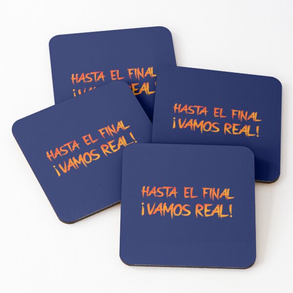 Item preview, Hasta el Final ¡Vamos Real! Geo Orange designed and sold by VRedBaller.
