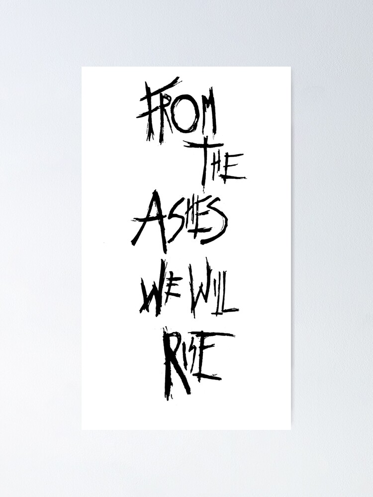 From the Ashes We Will Rise Black Block | Poster